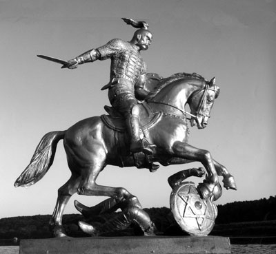 Модель памятника Великому Князю Киевскому Святославу Храброму