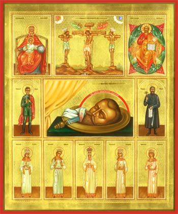 Икона Царя-Искупителя Николая Второго, ПРОСЛАВИВШЕГО Искупительный Подвиг Человека Иисуса Христа