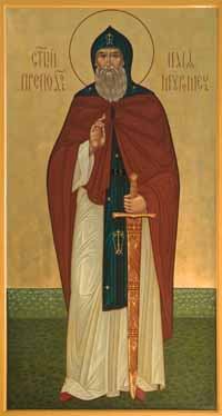 Икона Преподобного Илии Муромца, Печерскаго чудотворца