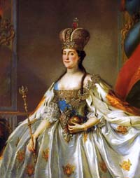 Коронационный портрет Екатерины Второй. Худ. С.Торелли