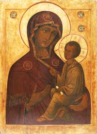 Икона Божией Матери, именуемой Тихвинской