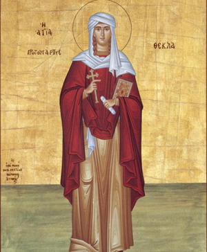Икона Первомученицы Равноапостольной Феклы Иконийской